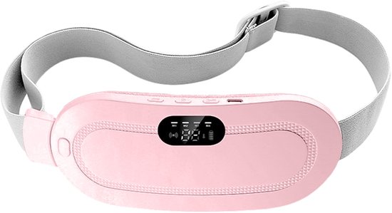 Buikmassageapparaat - 4 vibratiestanden, 3 verwarmingsstanden, oplaadbaar, ideaal voor vrouwen/vriendinnen/volwassenen. van Merkloos