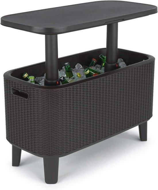 Buiten Drankkoeler en Cocktailtafel 60L - Ideale Tuinaccessoire