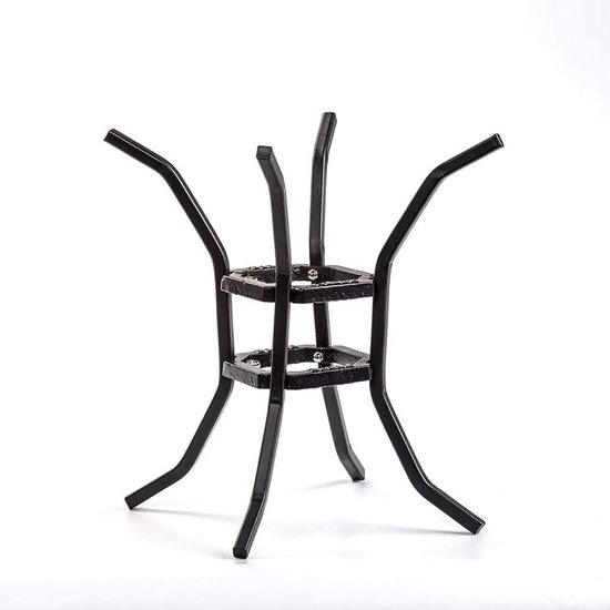Buiten Kookstandaard - Vuurplaats Accessoire - Koken op kampvuur - Verstelbare ketting - 8 Inch - Zwart