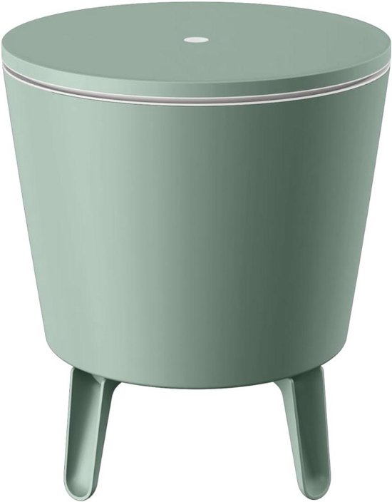 Buitenbar Tafel - Koelbox Tafel - Feestjes Organiseren - Uitschuifbaar Blad - 30 Liter - Groen