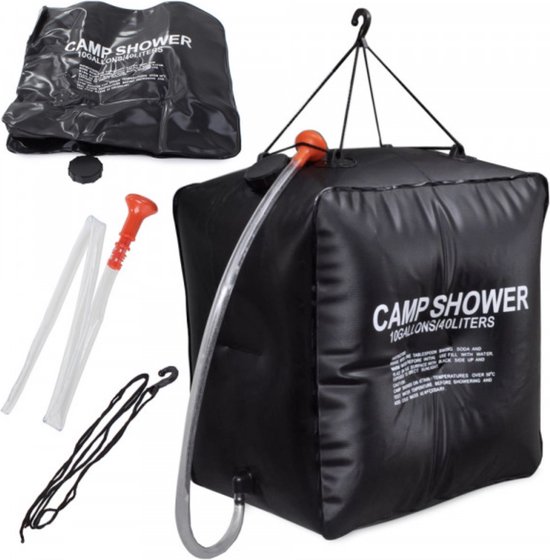Buitendouche Solar - Camping Douche - Solar Buitendouche - Buitendouche met Warm Water - Zonnedouche - Draagbare Douche - Douchezak 40L van $