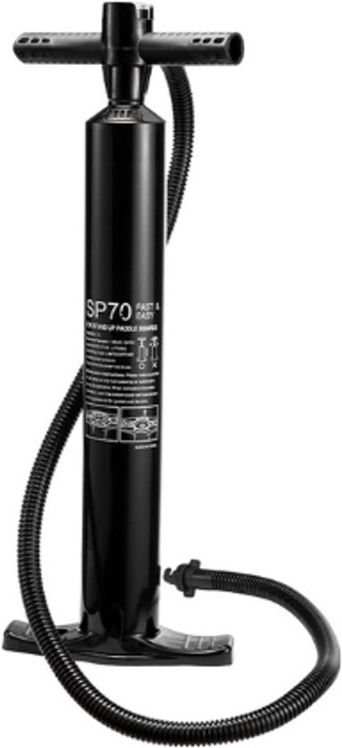 Buitiqo - Handpomp met drukmeter - Robuust PP-kunststof - Ergonomische handvaten