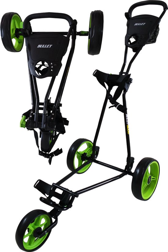 Bullet Comp. 5000 Black/Lime Golftrolley van Bullet
