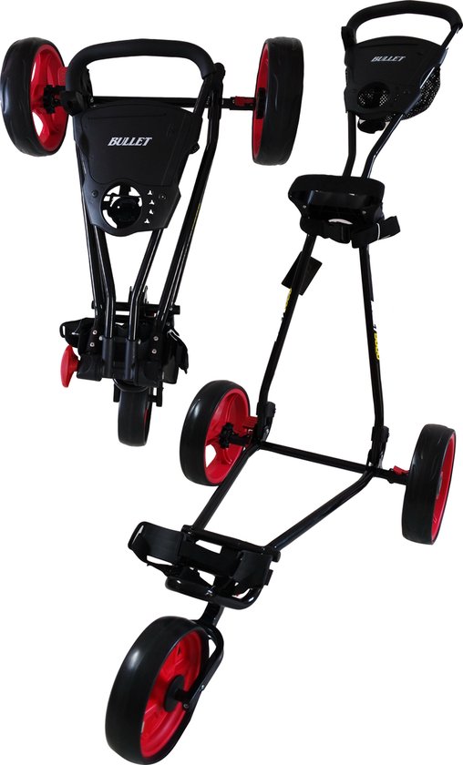 Bullet Comp 5000 Black/Red Golftrolley van Bullet