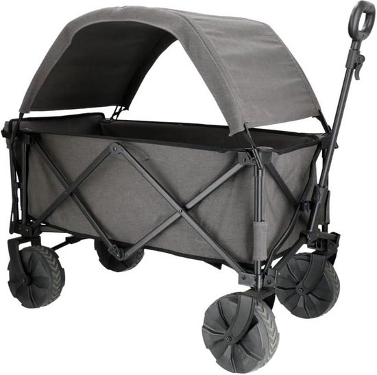 Burano Bolderkar met dak - voor strand en camping van Campart Travel