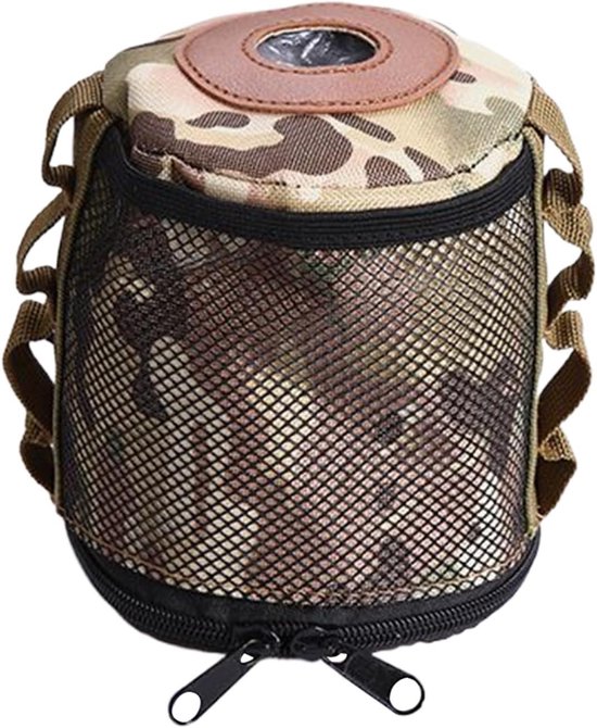 Bus Bedekking - Cilinder Tank Hoes - Buiten Koken - Schokbestendig Ontwerp - 18 x 15 x 2 cm - Grijs