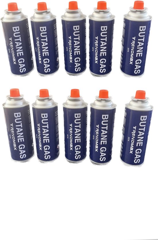 Butaan gasbussen - Butaan gasflessen - 10 stuks a 227 gram - Langdurig - Gasbus navulling - Trendmax van Trendmax