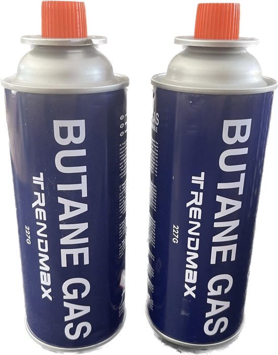 Butaan gasbussen - Butaan gasflessen - 2 stuks a 227 gram - Langdurig - Gasbus navulling - Trendmax van Trendmax
