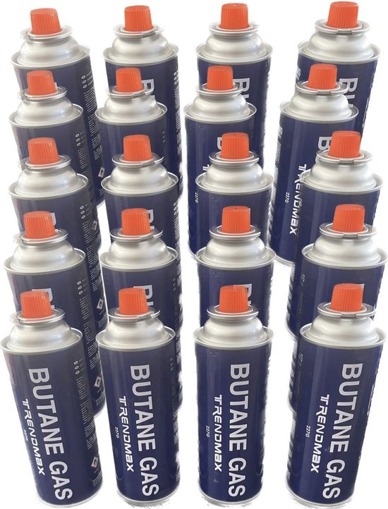 Butaan gasbussen - Butaan gasflessen - 20 stuks a 227 gram - Langdurig - Gasbus navulling - Trendmax van Trendmax