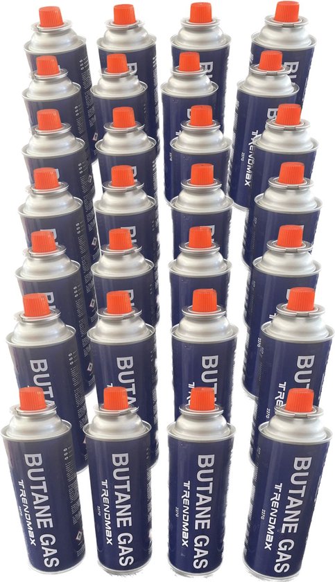 Butaan gasbussen - Butaan gasflessen - 28 stuks a 227 gram - Langdurig - Gasbus navulling - Trendmax van Trendmax