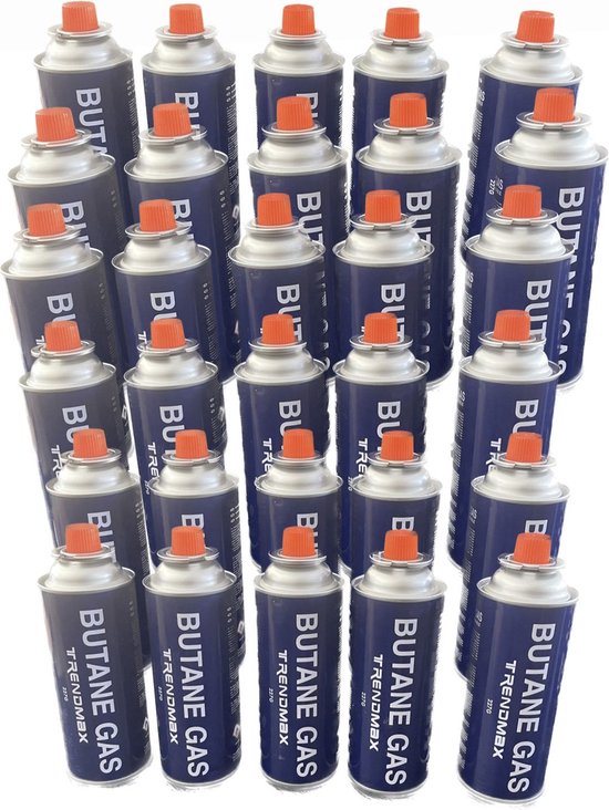 Butaan gasbussen - Butaan gasflessen - 30 stuks a 227 gram - Langdurig - Gasbus navulling - Trendmax van Trendmax