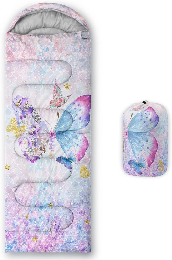 Butterfly Slaapzak voor Volwassenen en Kinderen - Waterdicht, Warm en Geschikt voor Kamperen, Wandelen en Reizen