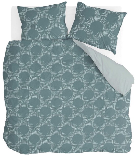 Byrklund Dekbedovertrek Curved Space - 200x220 - 100% Polyester - Groen