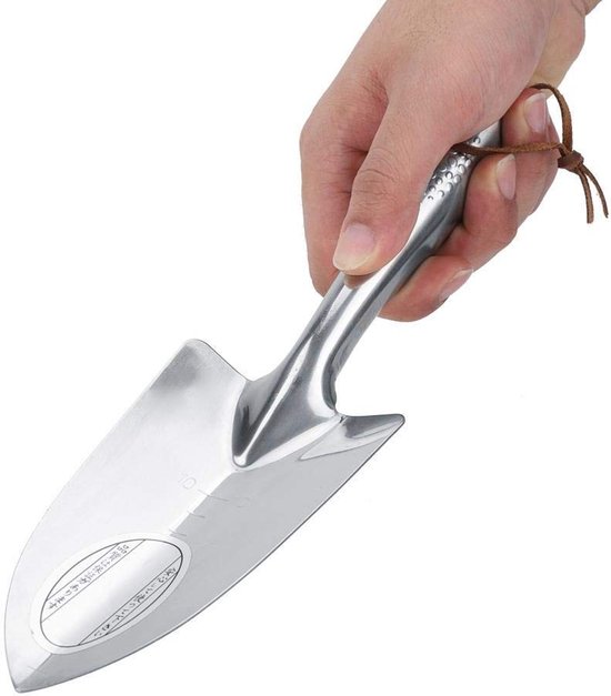 Byshayne- Overlevingsschep Roestvrij Staal - Draagbaar - Multifunctioneel - Kamperen - Vissen - Afmetingen 28,5 x 8,2 cm - Schep