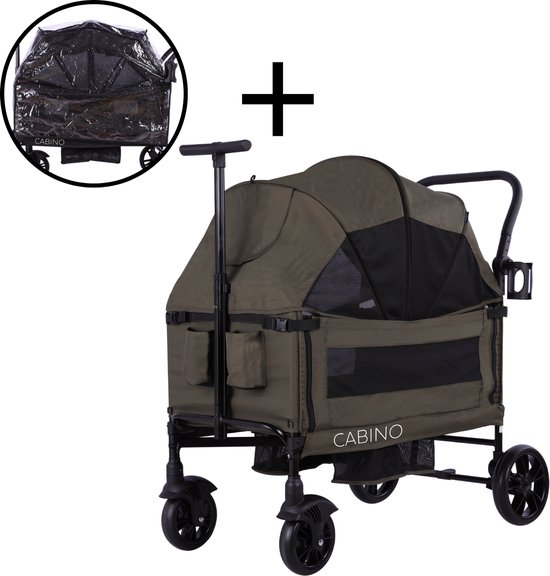 Cabino Waggie met Regenhoes Groen van Merkloos