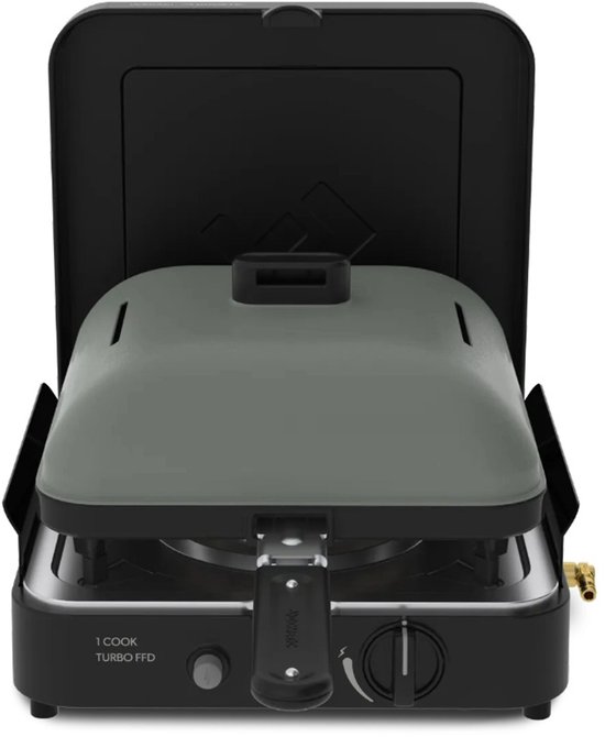 Cadac 1 Cook Turbo PRO FFD Combo - Kooktoestel - Binnen en buiten gebruik - Turbobrander - Inclusief bakplaat- 30mbar