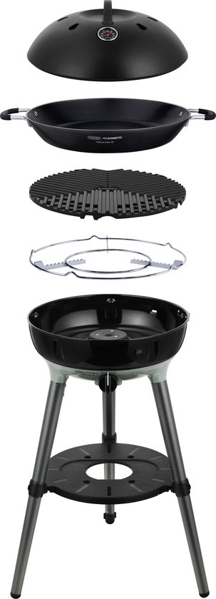 CADAC Dometic - Carri Chef 40 BBQ / Paella Pan - Portable Gasbarbecue - Ideaal voor kamperen, balkon, terras - Met draagtas van Merkloos