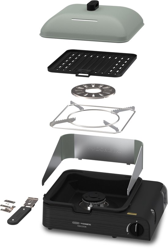 CADAC Dometic - Van Cook FFD Combo - Slim design voor Vanlife en kampeervakanties