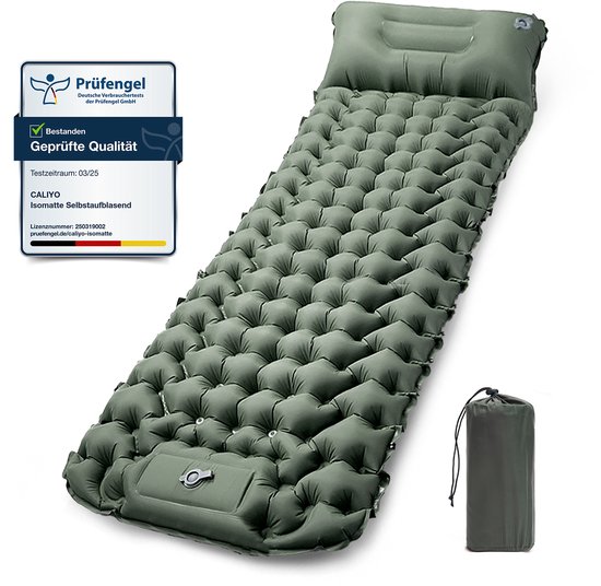 CALIYO - Slaapmat - Campingbedje -Slaapmat Zelfopblazend - Camping Outdoor Slaapmatten, Waterafstotend/Slijtvast/Scheurbestendig van Merkloos