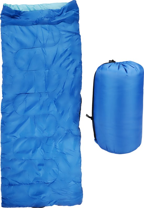 Camp Active Slaapzak Volwassenen - Zomerslaapzak voor 5°C tot 10°C - 190 x 72 cm - Blauw van Camp Active