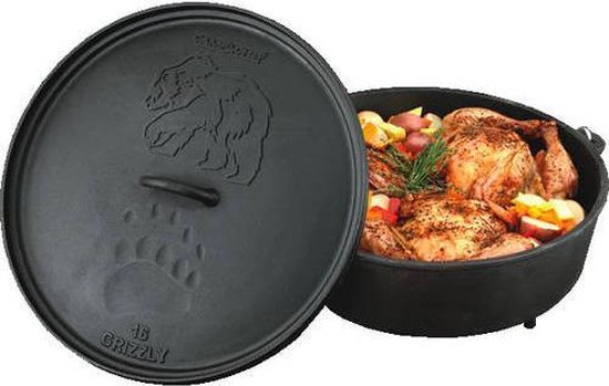 CAMP Chef dutch oven 11qt 14" met beer print van Camp Chef