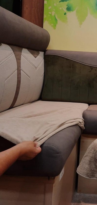 Camper-Diem bankhoes voor camper & caravan - stretch badstof - universeel model