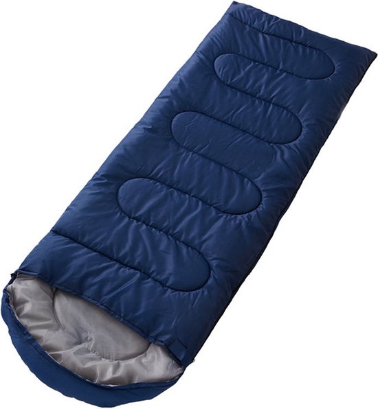 Campfest - Slaapzak - Slaapzakken volwassenen - Deken slaapzak - 1 Persoons - Kamperen - Festival camping - 75 x 180 cm - blauw van Campfest