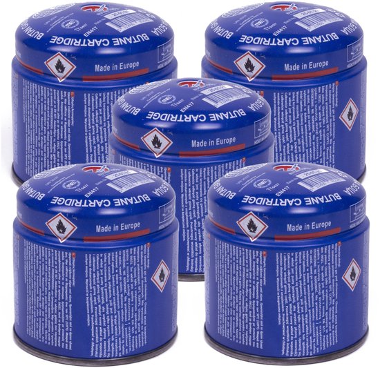 Camping - 5x - kookpit/kookstel - gas navulling - priktank - 190 gram van Campingaz