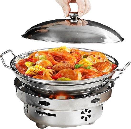 Camping Accessoires - Met Ovenschotel Draagbare - Kampeerbord Drijvende - voor Wandelen Backpacking Outdoor Wandelen Rugzakpakken Picknick Reizen Overleven Koken Koken