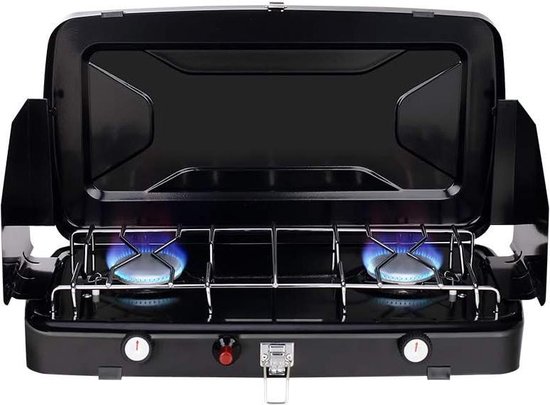 Camping Camping Gas Kookstel Draagbaar Outdoor Kamperen Trekking - Gasfornuis van Kookmaster