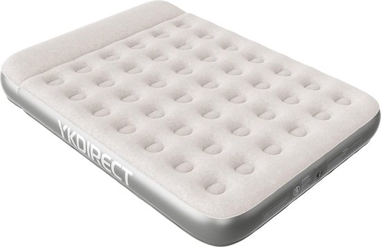 Camping dubbel luchtbed, camping luchtmatras, luchtbed voor 2 personen, Pillow Top Design - 203 x 152 x 22 cm van Camping