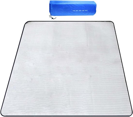 Camping foliemat - Slaapmat picknickdeken - Outdoor activiteiten - Effectief waterbestendig - 200 x 200 cm - Zilver