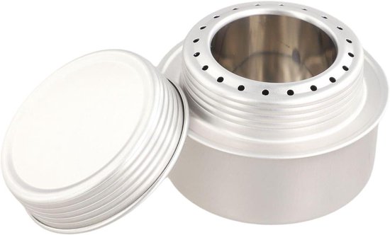Camping fornuis - Outdoor brander - Kamperen en wandelen - Ultralicht aluminium ontwerp - 100 ml - Zilver