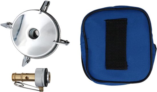 Camping-gas, draagbare brander met enkele brander, 2800 W zaklamp, mini-gasbrander, 2800 W, rugzak, schouder-keukenkoker, campingkooktoestel van Camping