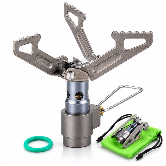 Camping Gasbrander - Titanium - Ultralicht Kooktoestel - Outdoor