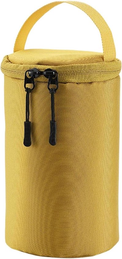 Camping Gasfles Tas - Propaan Fles Cover - Buiten Reizen - Dubbele Ritssluiting - 22 x 15 x 2 cm van Merkloos