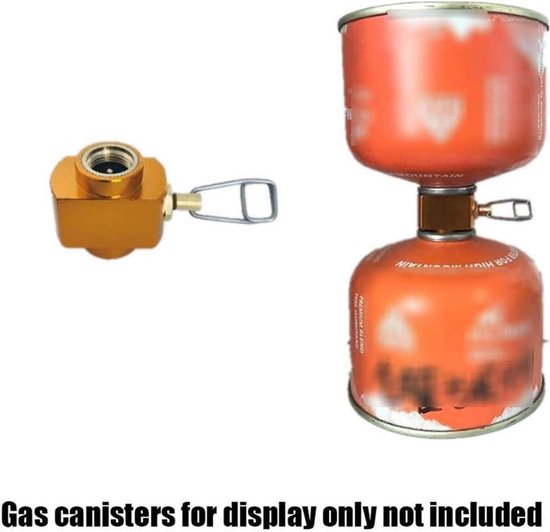 Camping Gasfornuis Adapter Gas Saver Shifter - Outdoor Camping Stove Cilinder Refill Adapter van ATiAP