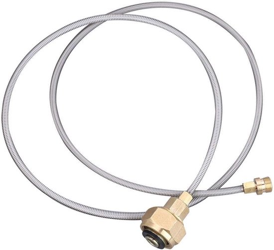 Camping gasfornuis adapter, lichte LPG-cilinderadapter, met universele aansluiting voor diverse gasflessen, voor kamperen, camping, tuin en huishoudelijk gebruik