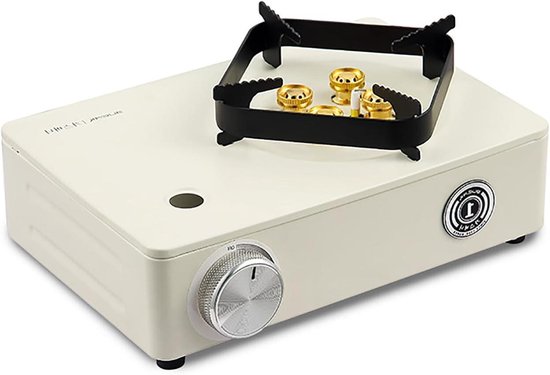 Camping Gasfornuis - Outdoor Brander - Buiten Koken - Winddichte Technologie - 4000W Vermogen - Zilver