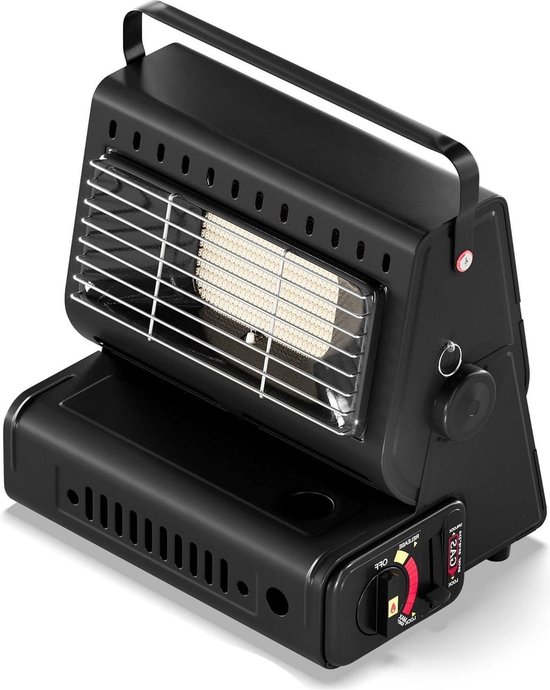 Camping gaskachel 13 KW voor buiten - Draagbare gasverwarming tent - Mobiele verwarming voor kamperen - Kampeergaskachel voor caravan - Mini gaskachel met gaspatronen van NORTHIX