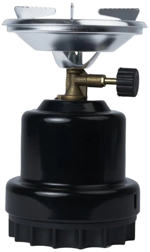 Camping Gaskookstel 'Bygas' - Gasbrander - Gaskoker - metaal - 18,6 cm - zwart - Lichtgewicht - Butaan / Propaan - B-Camping van Bygas
