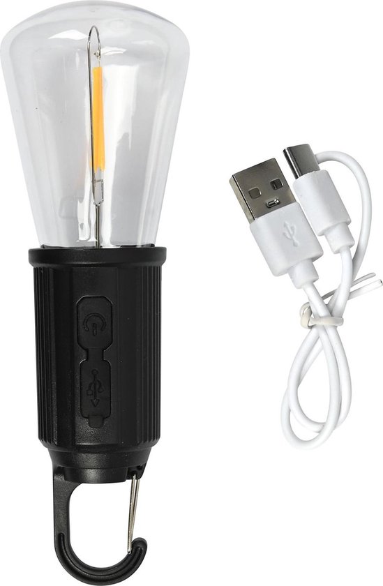 Camping hanglamp | LED Kampeerlamp met karabijnhaak | USB oplaadbaar | LED Tentlamp | Survival | Noodlamp | Benson