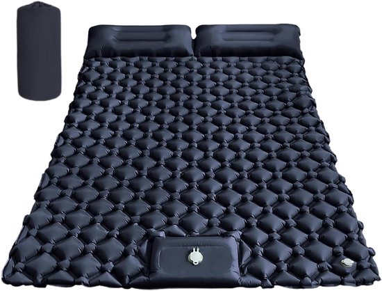 Camping Isomat - Luchtbed Slaapmat - Outdoor Reizen - Snel Opblaasbaar - 190 cm - Paarsblauw