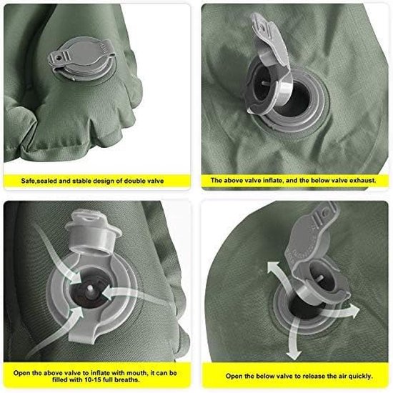 Camping Isomatte kleine verpakking, opblaasbaar luchtmatras kamperen van Camp