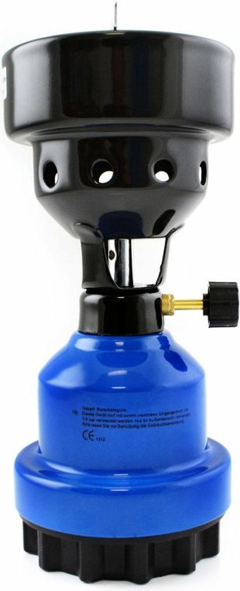 Camping - kookpit/kookstel - gas/houtskoolaansteker - blauw - 670 gram van Bo-Camp