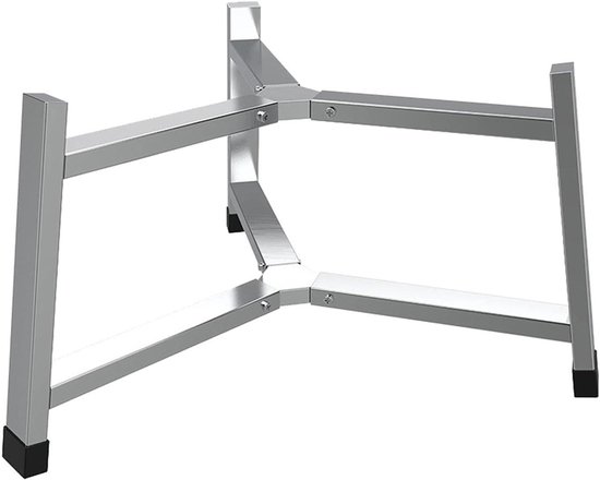 Camping Kookstandaard - Buitenfornuis Houder - Koken Buiten - Driehoekige Stabiliteit - 19.5 inch - Zilver