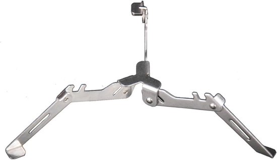 Camping Kookstandaard - Jerrycanhouder Statief - Outdoor Koken - Driehoekige Stabiliteit - Opvouwbaar 7.2x3.2cm - Zilver