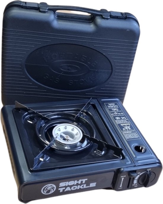 Camping Kookstel - Kooktoestel - Kampeer kookstel - Gasstel - Gaspit - Kookplaat - Elektronische ontsteking van MOA