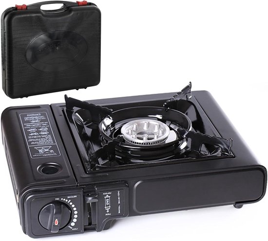 Camping Kooktoestel - Buitenkeuken - Kamperen en Picknicken - Energiezuinige Verbranding - 34x26x7cm - Zilver