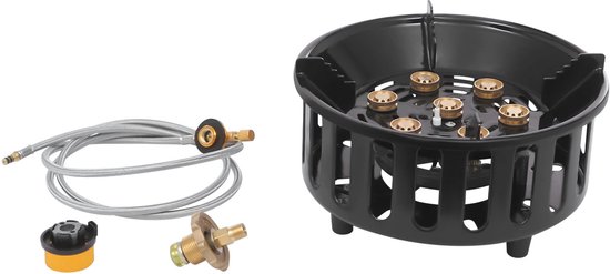 Camping kooktoestel - Campingaz - Gasfornuis - Buitenbrander - Voor Picknick, Frituren & Stomen - Met 3 Adapters - Inclusief Opbergtas van Campingaz